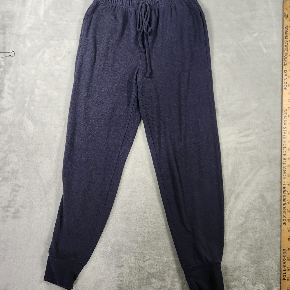Aerie Navy Drawstring‎ Waist Pocket Cuffed Hem Joggers Sweatpants Womens S